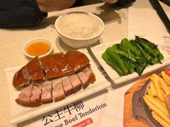 烧鹅烧肉套餐-香港新发烧腊茶餐厅(书城店)