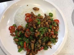 双椒芽菜肉丁饭-港久茶餐厅(鹭洲里店)