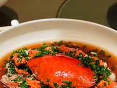 梭子蟹蒸肉饼-玫瑰厅上海菜(兴国路店)