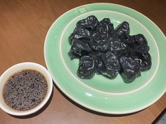 墨鱼汁鲅鱼鲜虾水饺-唐廊烤鸭店(工体店)