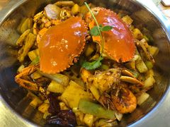 香辣蟹炒菜-秦记香辣蟹(松榆里店)