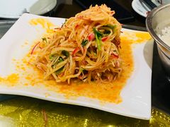 凉拌萝卜丝-洪平血旺椒麻鸡雅鱼饭店(熊猫大道店)