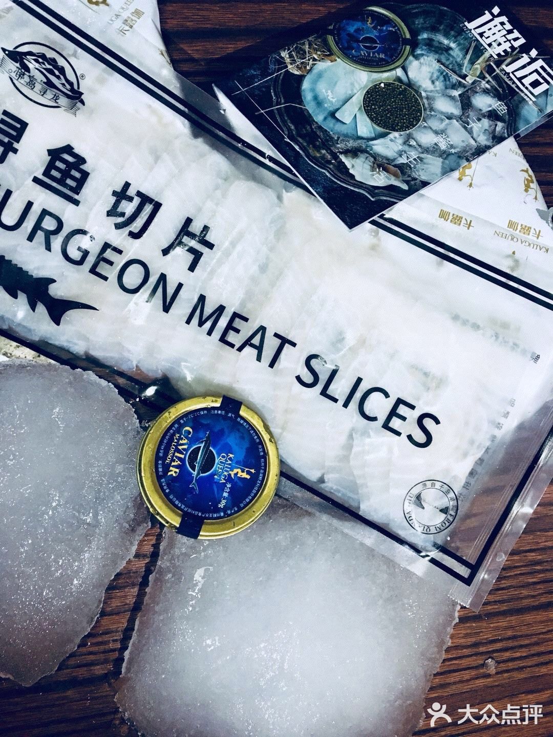 卡露伽鱼子的多种餐搭，家食的仪式感