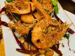 香辣虾-青瓦餐厅·生鱼片·韩园烤肉(西塔店)