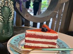 红丝绒蛋糕-The Flowers Coffee(南山店)