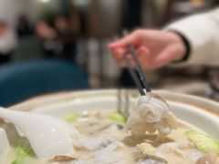 浓汤桂鱼配脆米-港丽餐厅(杭大店)