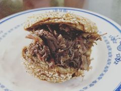 烧饼夹烧牛羊肉-老爆肚满五香烧牛羊肉