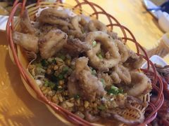 椒盐鱿鱼-老字号蛇口德记烧腊饭店·海鲜加工
