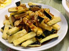 蛤蜊肉拌茄子-华春餐馆(鱼山路店)