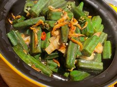 砂锅酱汁秋葵-闽上鲜·福建菜(龙湖滨江天街店)