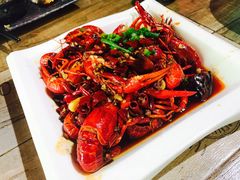 香辣小龙虾-海岛八号龙虾烧烤田鸡(蓝天路总店)