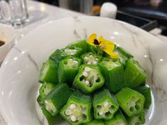 凉拌秋葵-烹然四季椰子鸡火锅(团结湖总店)