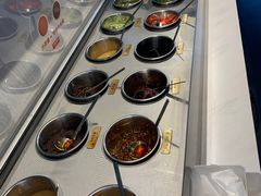 自助调料区-左庭右院鲜牛肉火锅(浦江欢乐颂店)