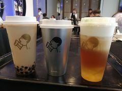 烤黑糖波波奶茶-喜茶(北京华贸购物中心店)