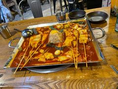 鱼饼火山炒年糕-包装马车·韩国料理·포장마차