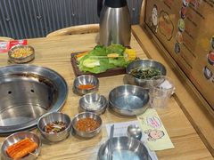 自助调料区-姜虎东白丁烤肉(苏州中心店)