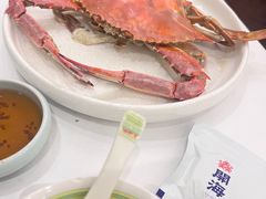 清蒸梭蟹-开海·红岛海鲜虾水饺(石老人店)