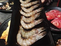 厄瓜多尔白虾-百味源炭火烤翅 ·夜市大排档(酒仙桥店)