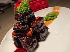 桂花糖醋肉排-悦轩中餐厅·高空江景·杭州柏悦酒店