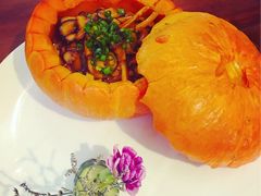 南瓜菌菇煲-春暖花开(西溪店)