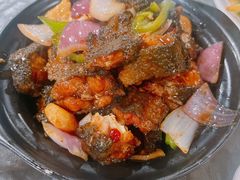 葱烧鳗鱼-钱山海鲜大排档