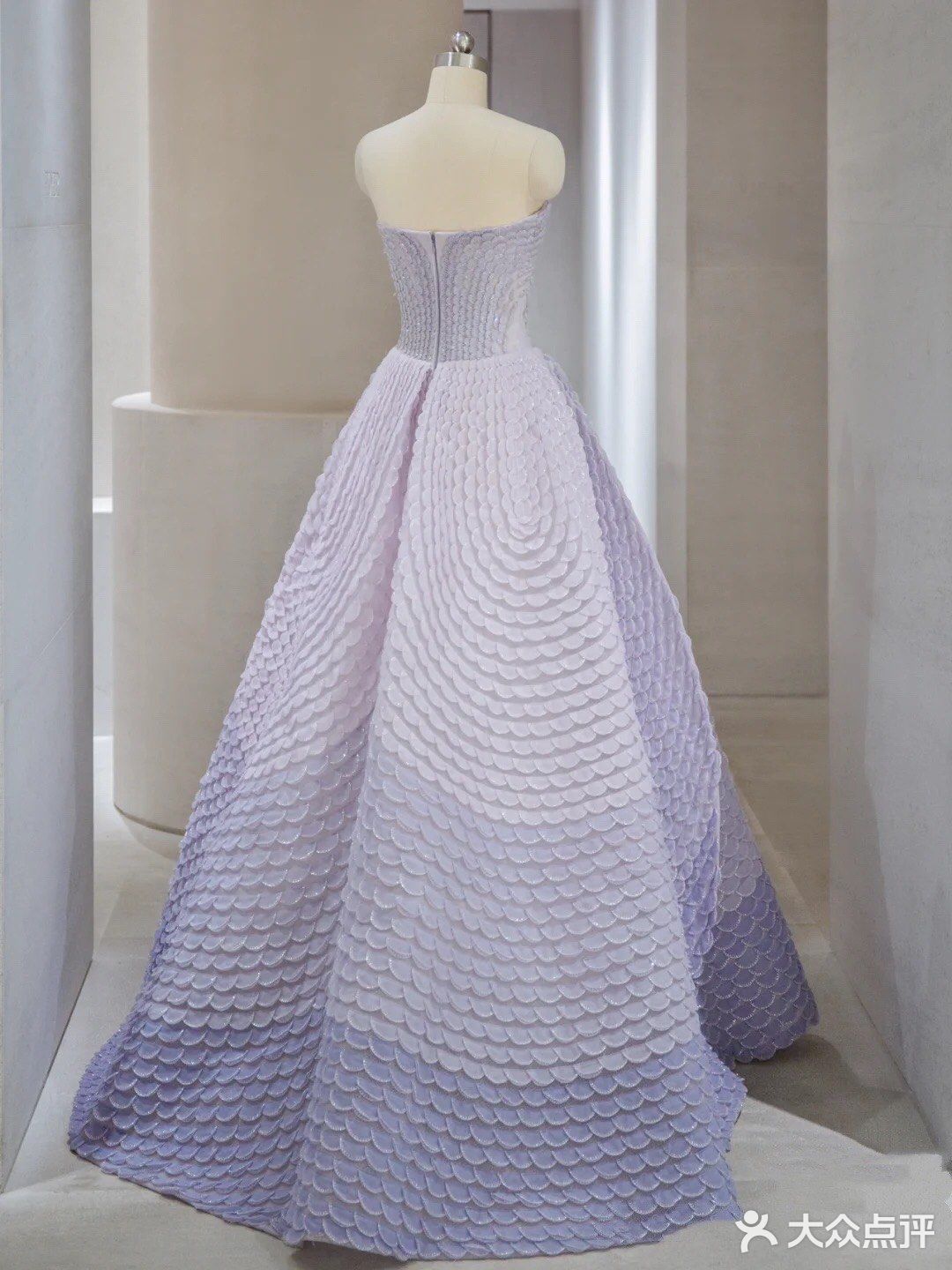 人鱼姬渐变礼服