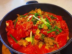 -贵州辣子鸡番茄鸡