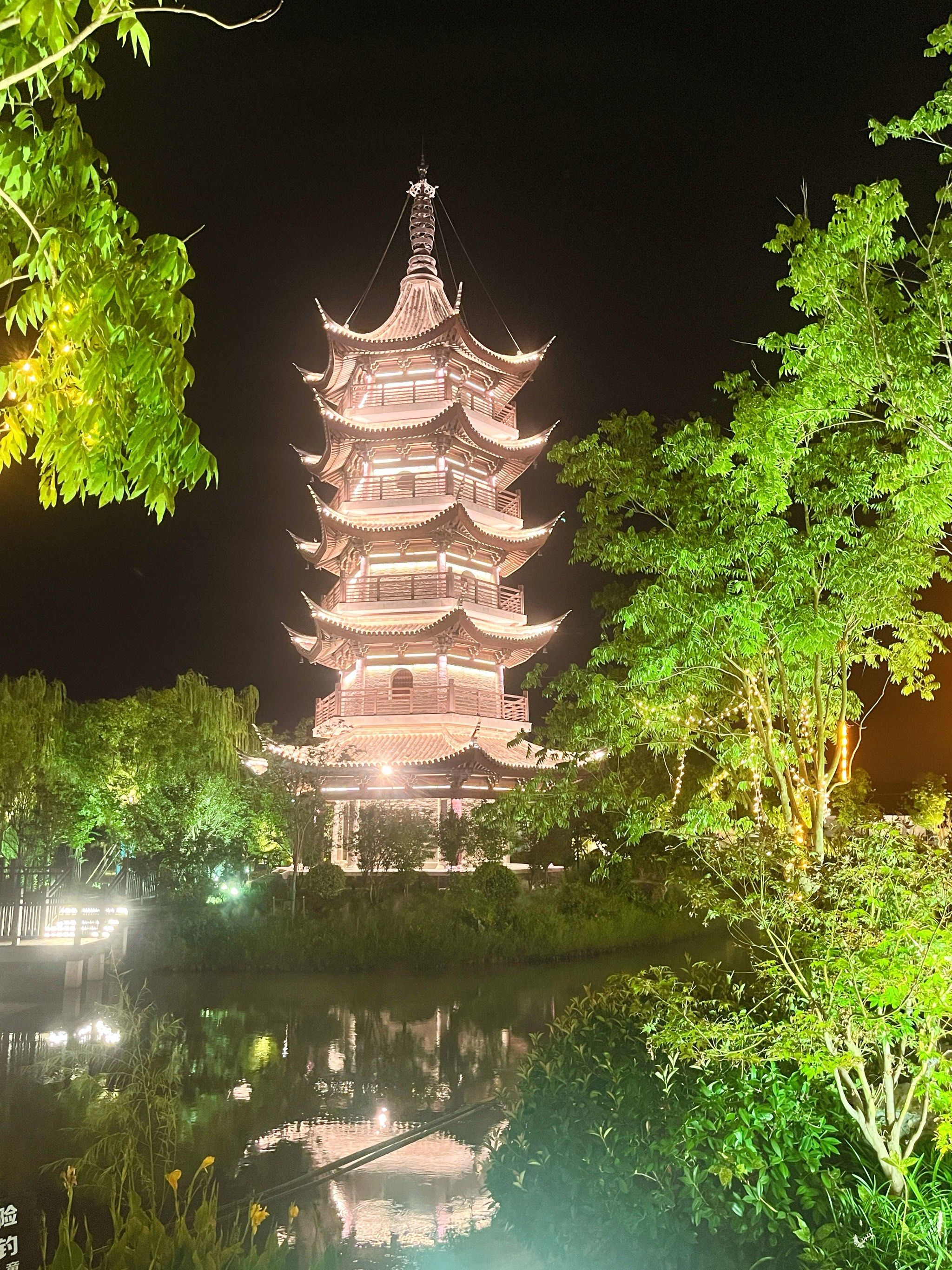 盐城|伍佑珠溪古镇,夜景不容错过!