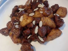 杏仁年糕牛肉-小厨娘淮扬菜(六合欢乐港店)