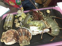 -班赞海鲜市场胖阿姨加工点