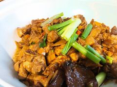 山茶油乳牛肝菌炒土鸡-望湘园湖南菜(赛格店)