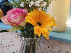 餐具摆设-蜜桃花开·中西融合菜E&W(南长街店)