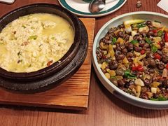 石锅烧的嫩豆腐-7017浙菜•建德味(中财店)