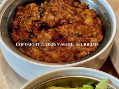 梅菜蒸马蹄肉饼饭-香港池仔记肠粉王(博多新记襄阳南路店)