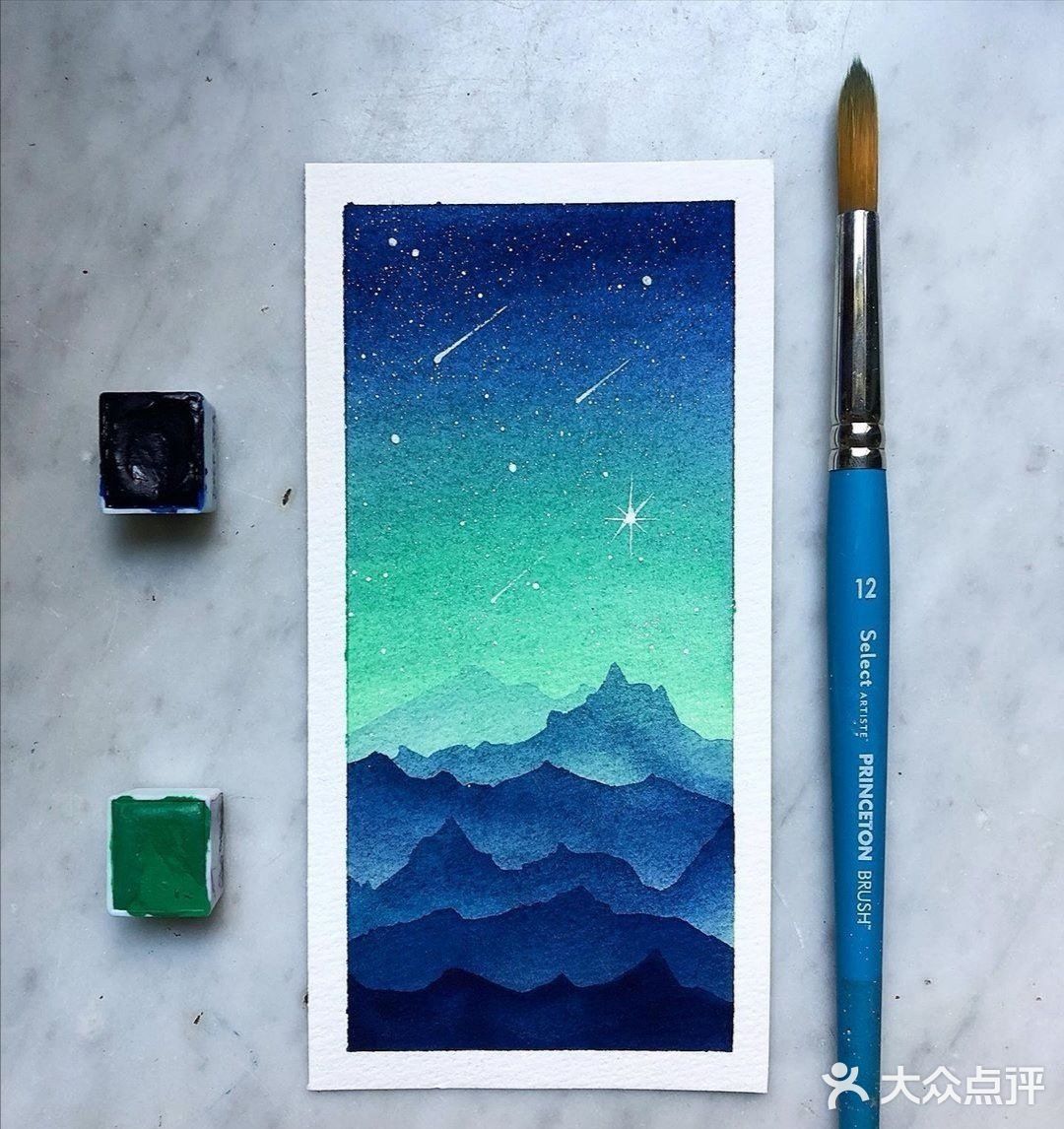 色彩缤纷的浩瀚🌌星空，美极了