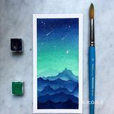 色彩缤纷的浩瀚🌌星空，美极了