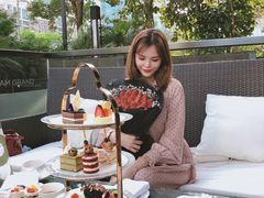-深圳温德姆至尊酒店·大堂吧·户外花园
