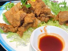 老青岛炸肉&nbsp;特色&nbsp;猪肉&nbsp;现炸-开海·红岛海鲜虾水饺(石老人店)