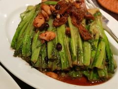 豆豉鲮鱼炒油麦菜-广州柏悦酒店·悦景轩·粤菜餐厅