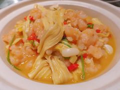 鲜虾滑焖腐竹-图味美小黄鱼·本地菜(景瀚店)