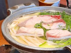 山野菜煮鰤鱼小锅-水之惠鲜鱼料理(王府大街店)