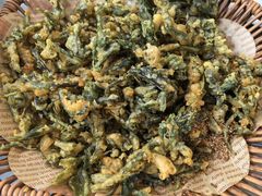 炸花椒芽-丽泽山庄·生态怀柔菜·虹鳟鱼(红螺寺店)