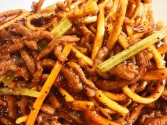 撒子牛肉丝-刘胖子家常菜·蹄花焖藕(中南店)