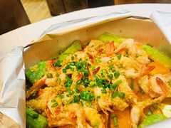 金蒜排骨烧焗开边虾-山泉公馆酒家(珠江新城店)