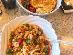 辣爆虾仁鸡蛋拌面-文三里屯面馆(三里屯店)