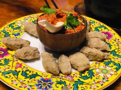 生牛肉配糌粑团-藏家一号藏餐厅(北京中路店)