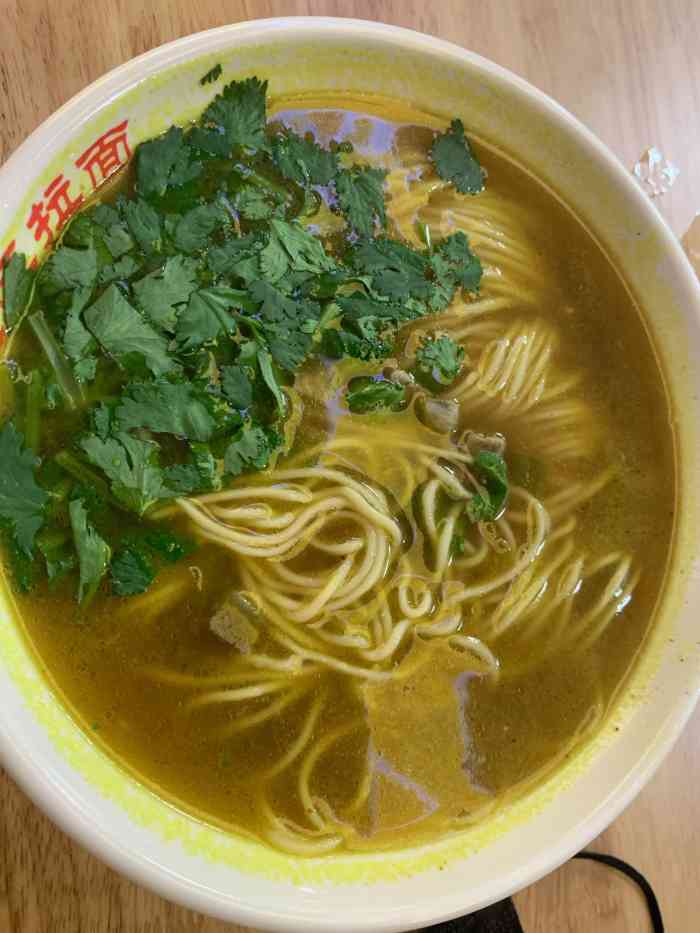 大港拉面-"第一次吃粗的拉面,过于劲道啊,北区拉面的.