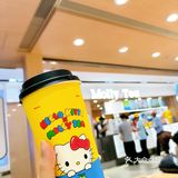 Hello Kitty联名纸杯+奶香瓜茶！
