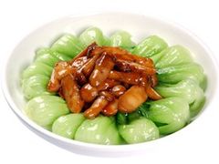 松茸扒菜胆&nbsp;-东来顺饭庄(西直门店)