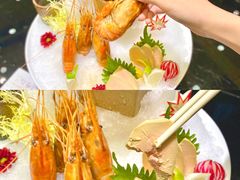 冰镇罗氏虾拼清酒鹅肝-禧瑞都大饭店(吊桥路店)